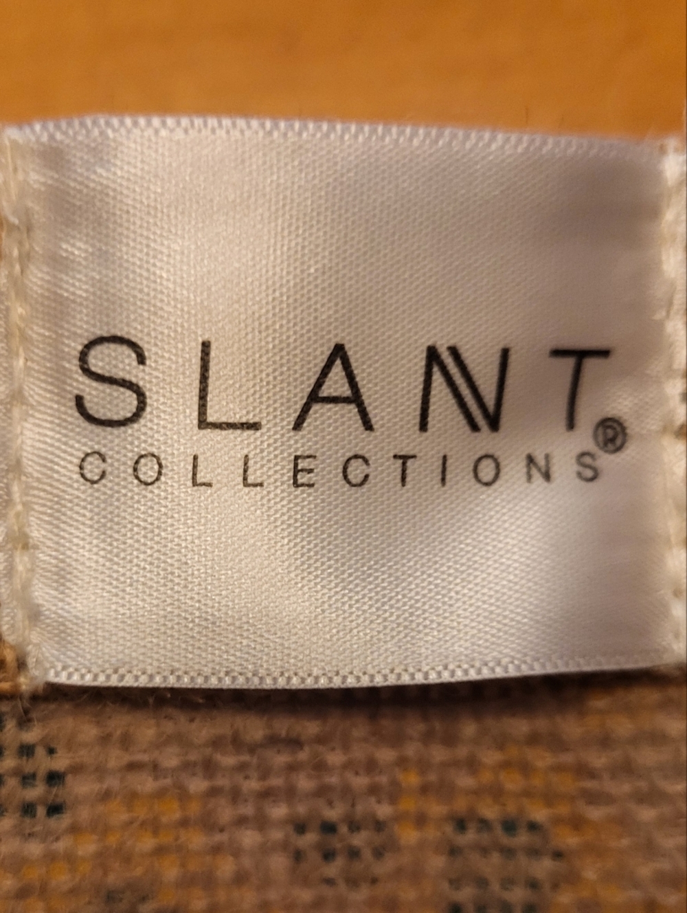 Slant Collections Jute Floral Market Tote - Picture 2 of 7